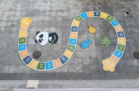  扶沟地面游戏彩绘