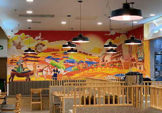  扶沟商业空间彩绘介绍。