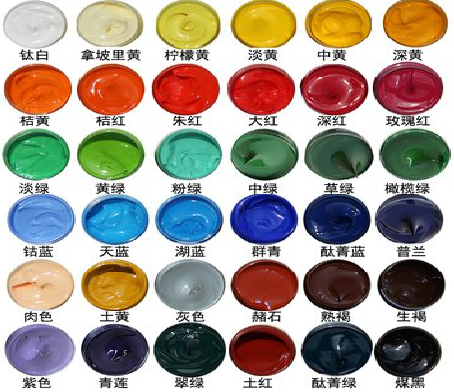  扶沟墙绘颜色的选择有讲究。