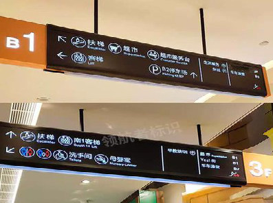  扶沟如何通过商场标识牌引导客流分布？